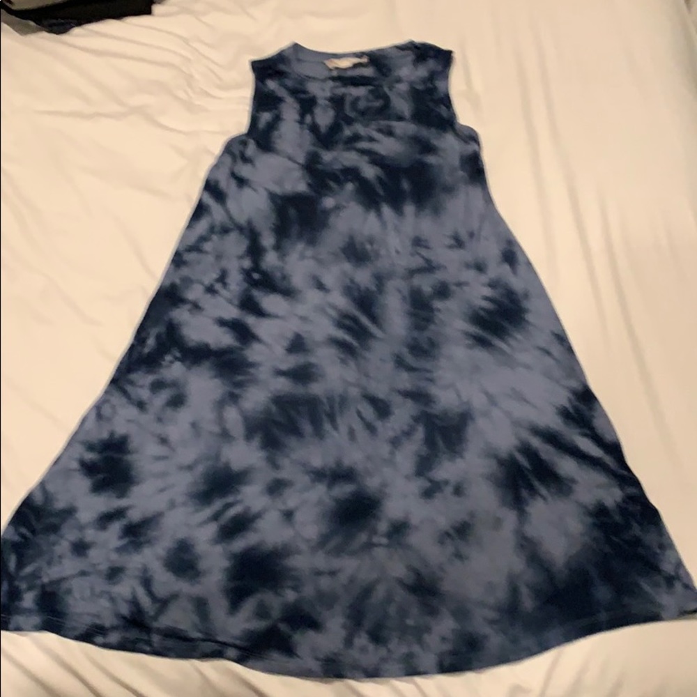 tie dye casual dress
